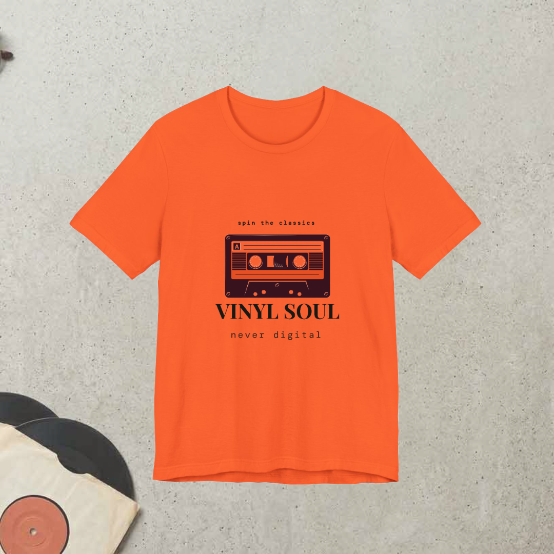VINYL SOUL custom tee design