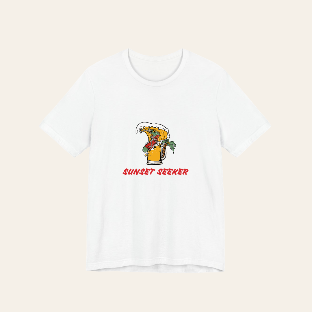 SUNSET SEEKER custom tee design