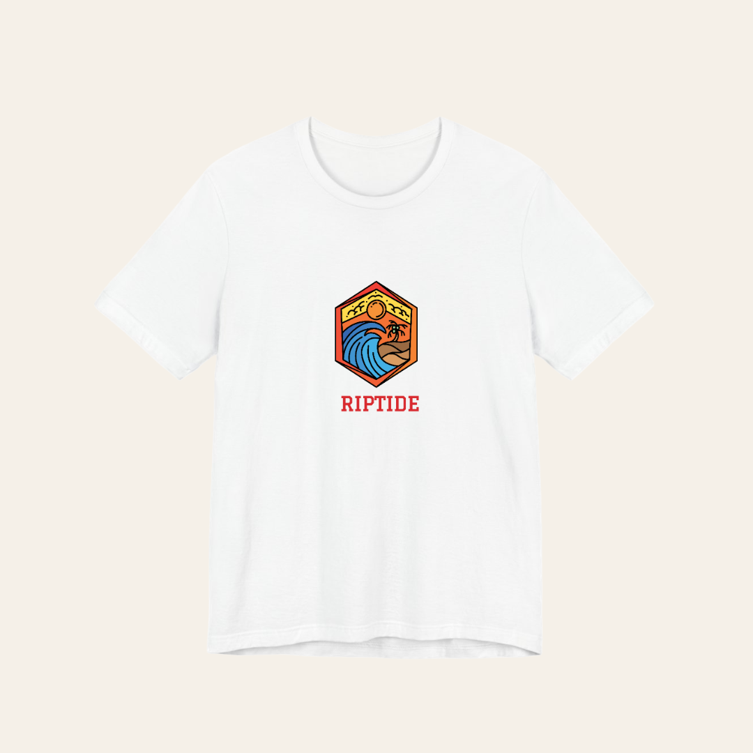RIPTIDE custom tee design