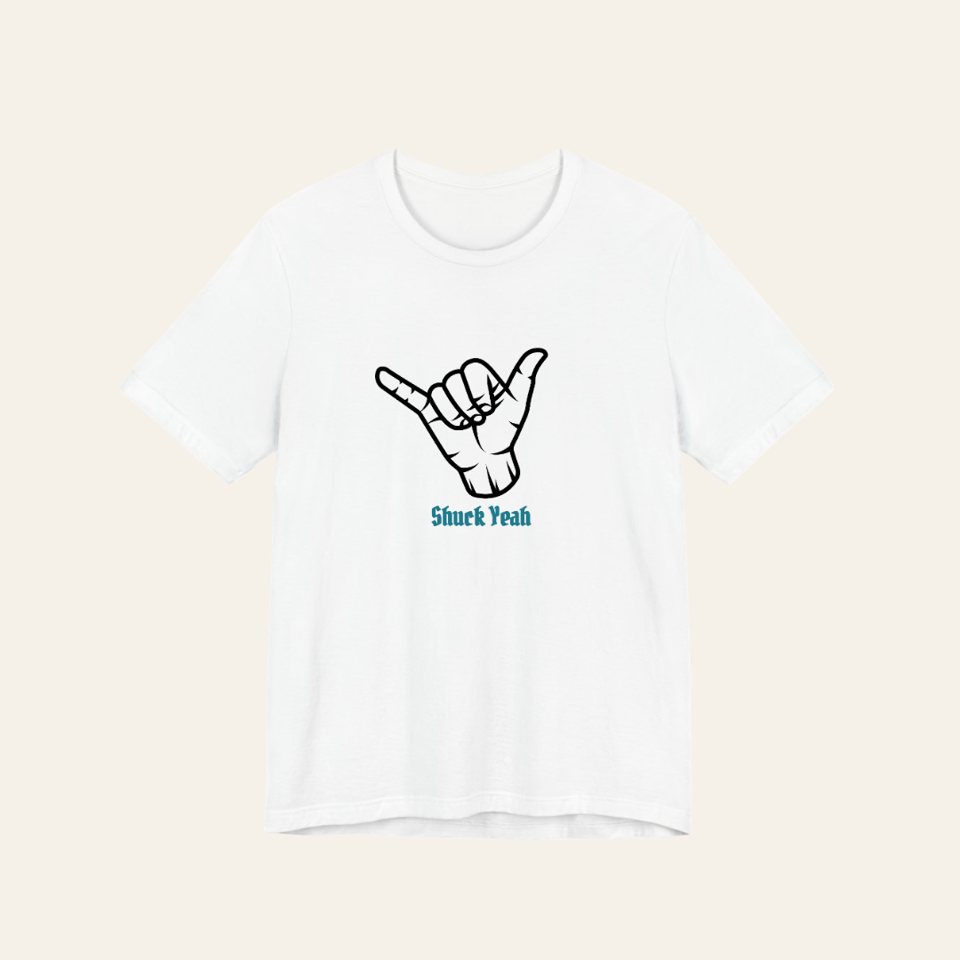 Shuck Yeah custom tee design